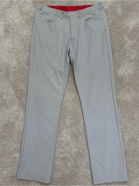 Redvanly Men's Light Gray Pants